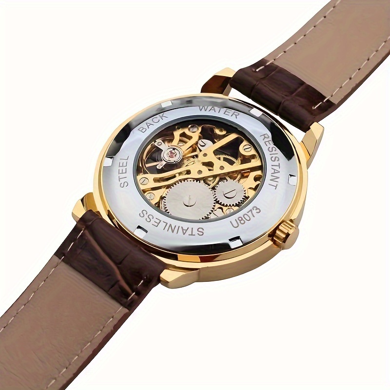 Forsining 3Dロゴデザイン中空彫刻ブラックゴールド - Luxury Watch Brands Logo のレビューと価格