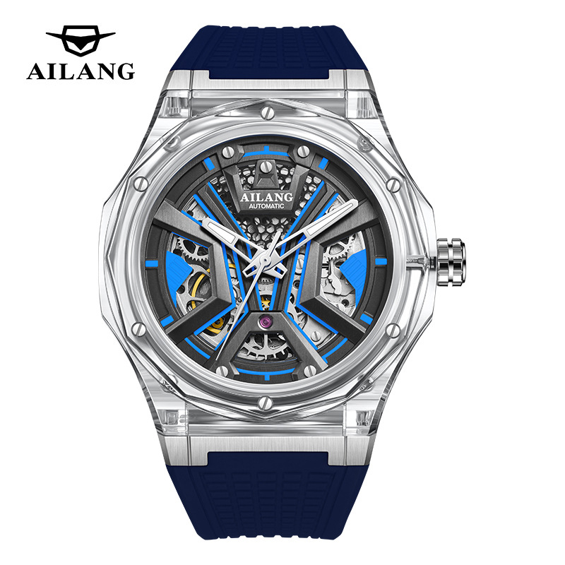 AILANG ブランドスポーツメンズ機械式時計の高級ラバース - Luxury Watch Rubber Strap のレビューと価格