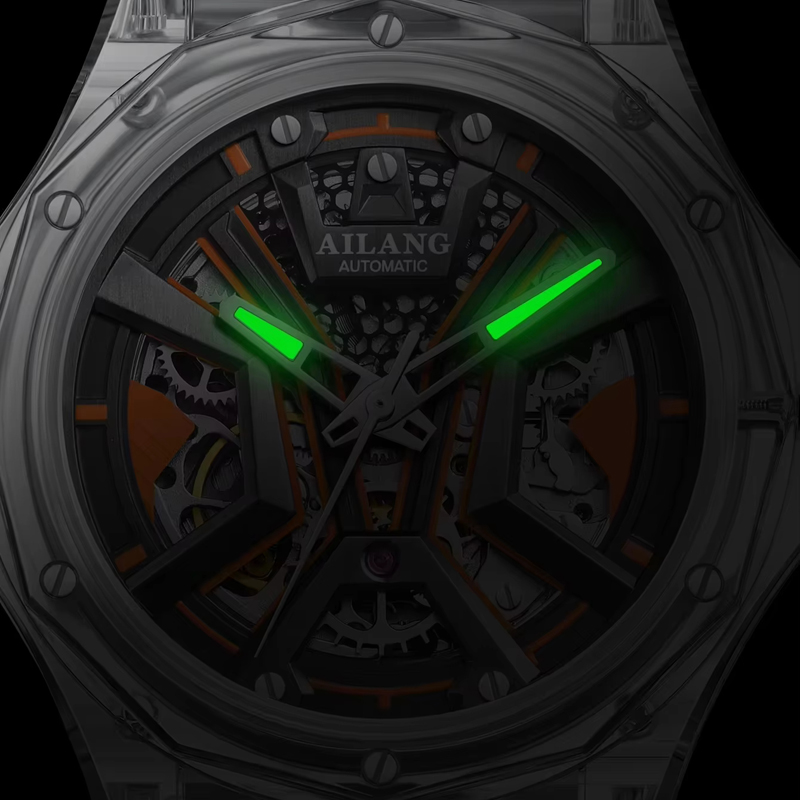 AILANG ブランドスポーツメンズ機械式時計の高級ラバース - Luxury Watch Rubber Strap のレビューと価格