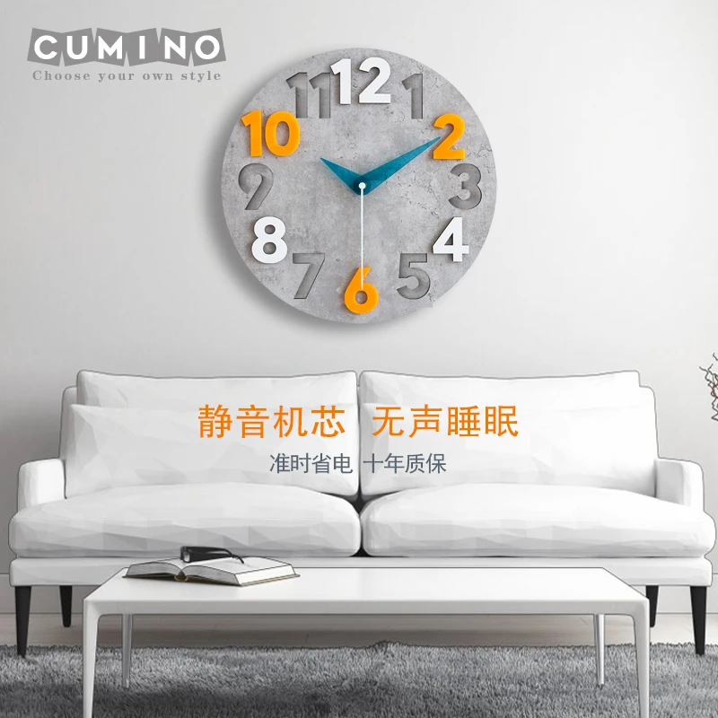 現代 3d壁時計木時計機構アートサイレント高級時計壁の家の装 - Luxury Watch Wall Clock のレビューと価格