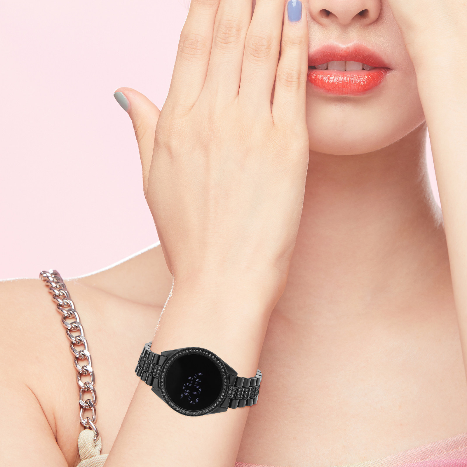 光沢のあるラインストーン付きレディースウォッチ、クラシックで - Luxury Watch Gift For Her のレビューと価格