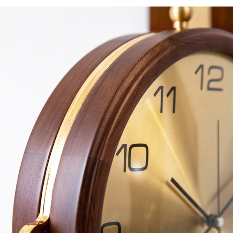 ライト高級サイレント金属壁時計両面デジタル時計寝室の装飾リビ - Luxury Watch Wall Clock のレビューと価格