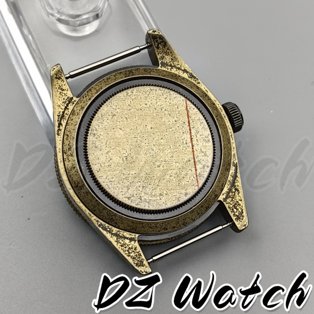 防水ドメッドブロンズウォッチケース,ネジクラウン,サファイア - Bronze Case Watch のレビューと価格