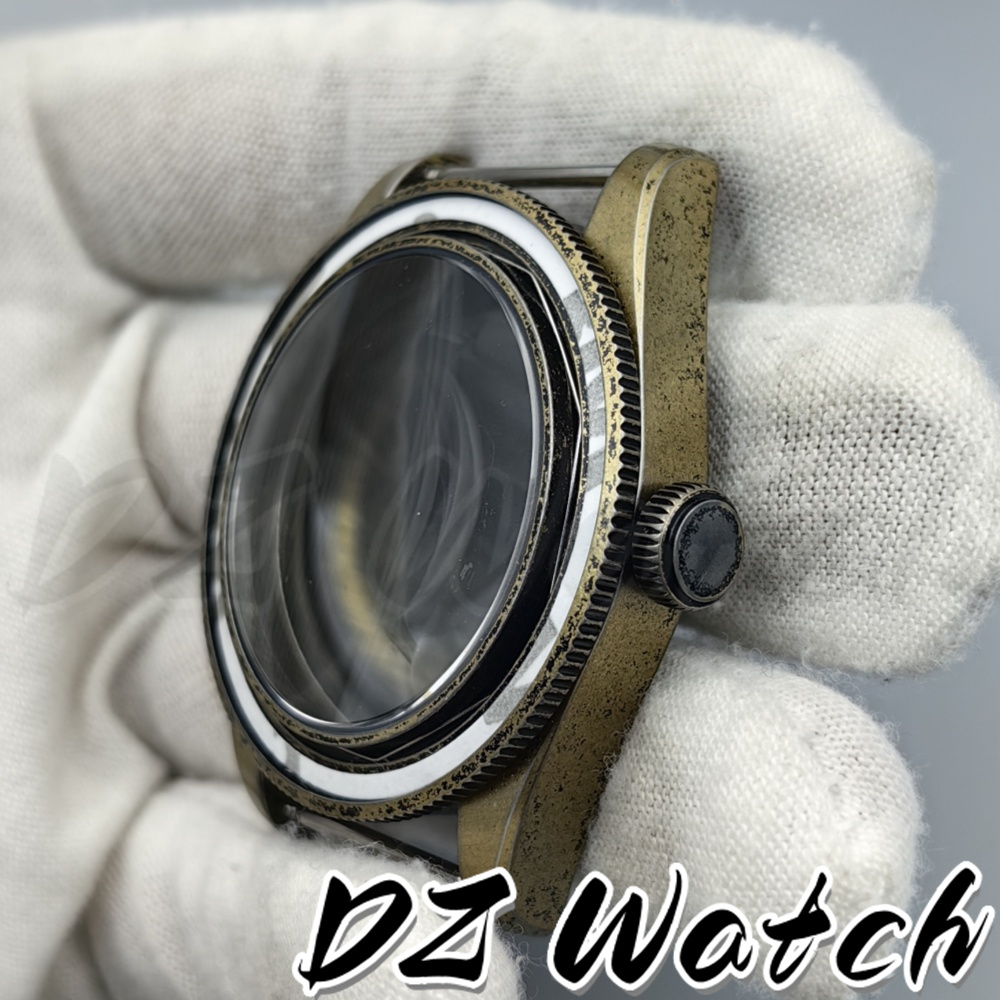 防水ドメッドブロンズウォッチケース,ネジクラウン,サファイア - Bronze Case Watch のレビューと価格