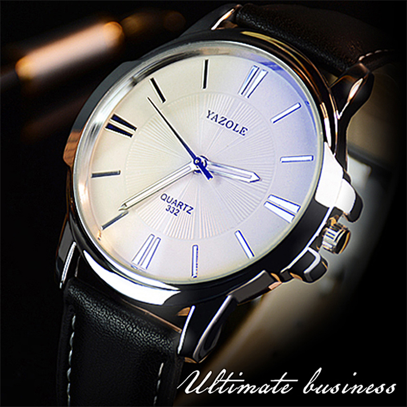 新しい YAZOLE メンズ腕時計トップブランドの高級ブルー - Luxury Watch Mockup のレビューと価格