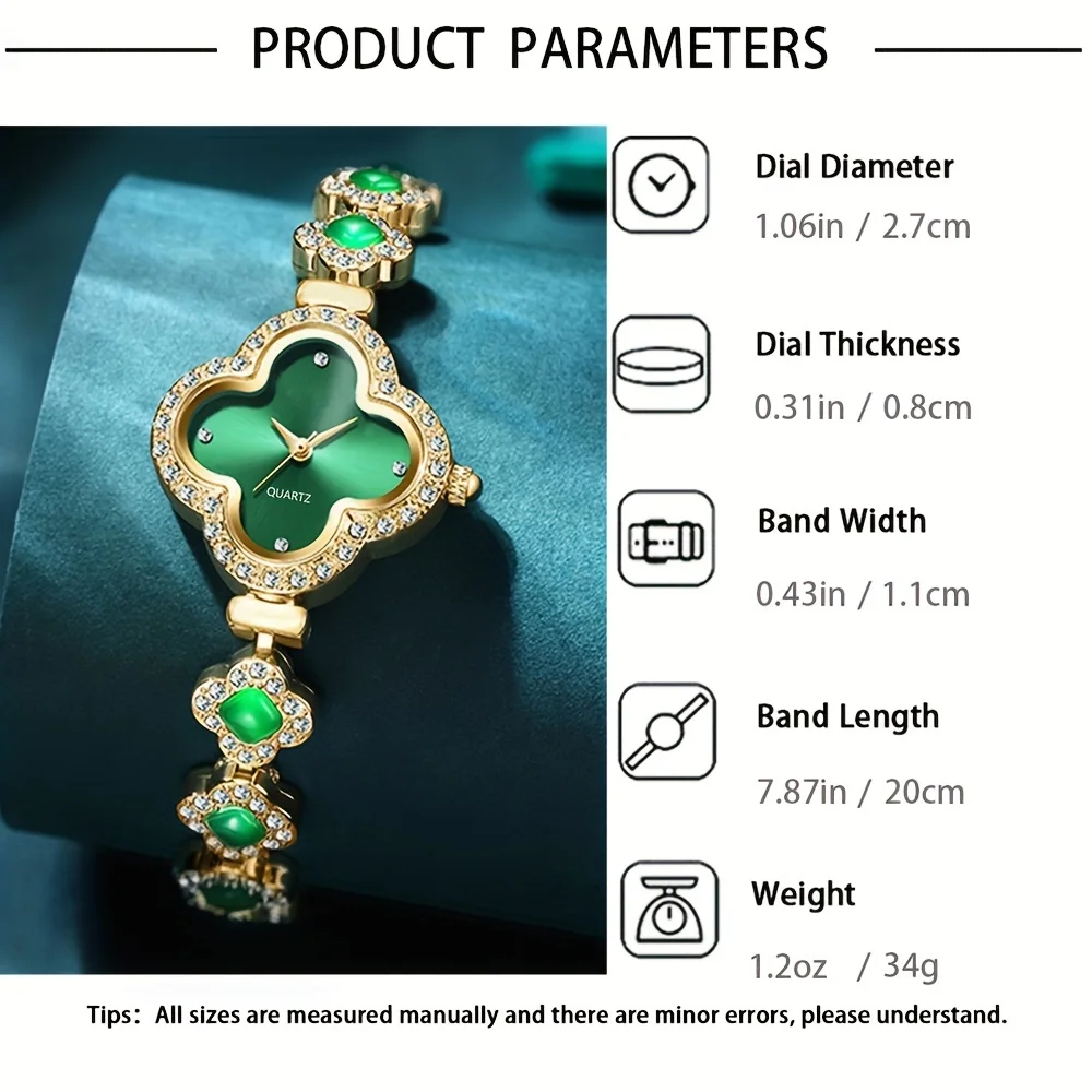女性用ラインストーン付き時計セット,クォーツ,時計,スチール - Luxury Watch Gift For Her のレビューと価格