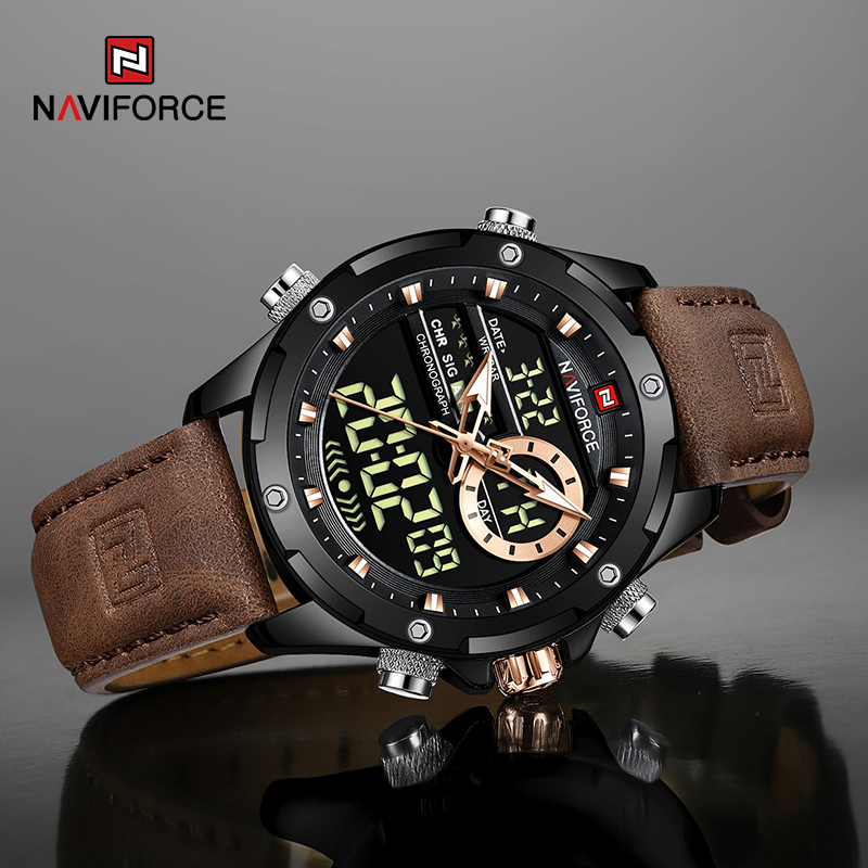 新しい NAVIFORCE メンズ腕時計クォーツクロノグラフ - Luxury Watch Zone のレビューと価格