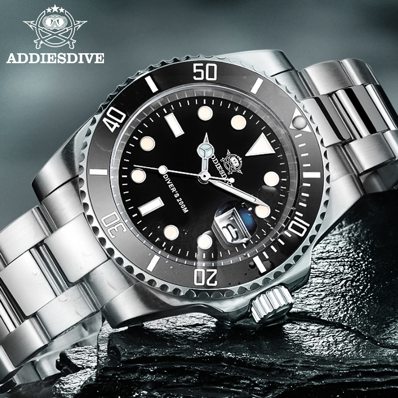 ADDIESDIVE 高級ステンレス鋼クォーツ時計男性用 2 - Luxury Watch Drawing のレビューと価格