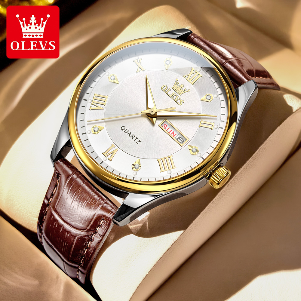 OLEVS カップルウォッチ 高級ブランド 防水 クォーツ時 - Luxury Watch Gift For Her のレビューと価格