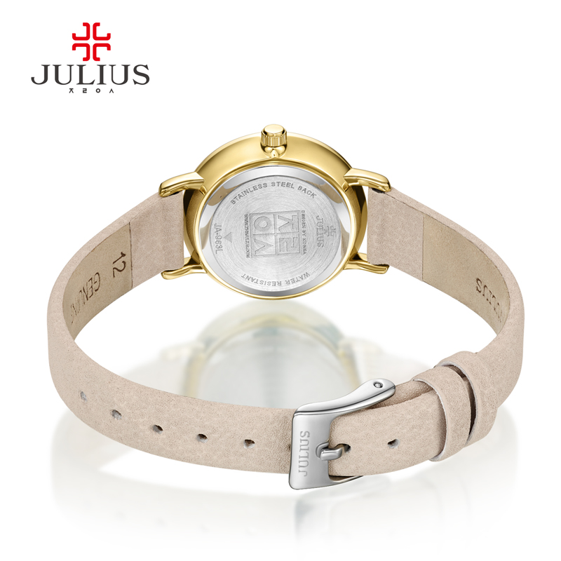 Julius-女性のための高級クォーツ時計,革ストラップ,耐 - Luxury Watch Brands Logo のレビューと価格