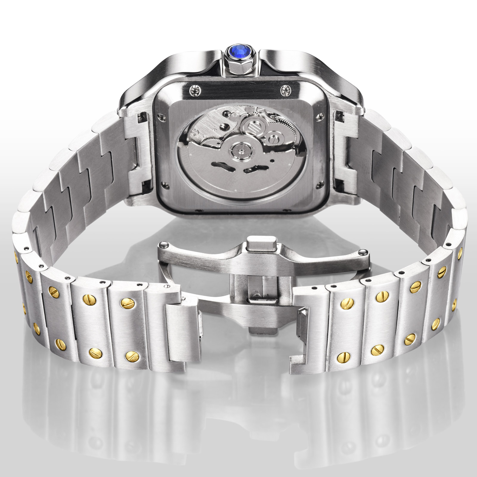 MACARLON スクエア メンズ自動巻き腕時計 中国製NH - Luxury Watch In China のレビューと価格
