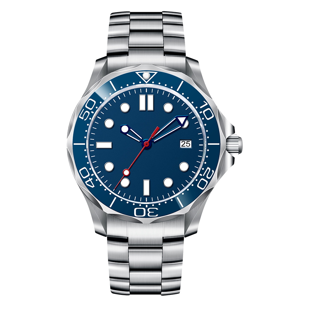 カスタムロゴ nh35 腕時計 41 ミリメートルサファイア - Luxury Watch Logos のレビューと価格