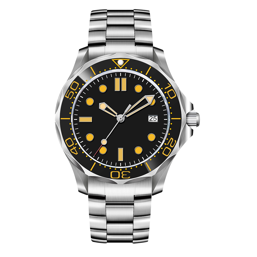 カスタムロゴ nh35 腕時計 41 ミリメートルサファイア - Luxury Watch Logos のレビューと価格