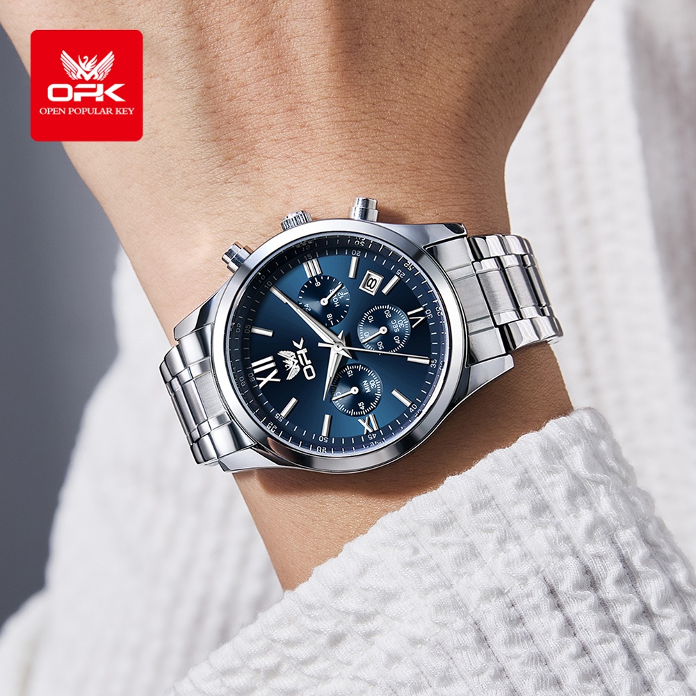 OPK 6052 メンズ腕時計 自動日付表示 ステンレススチ - Luxury Watch Zone のレビューと価格