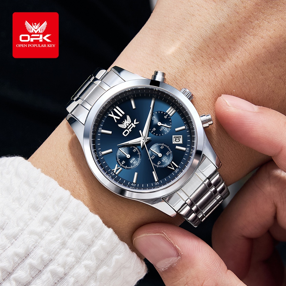 OPK 6052 メンズ腕時計 自動日付表示 ステンレススチ - Luxury Watch Zone のレビューと価格