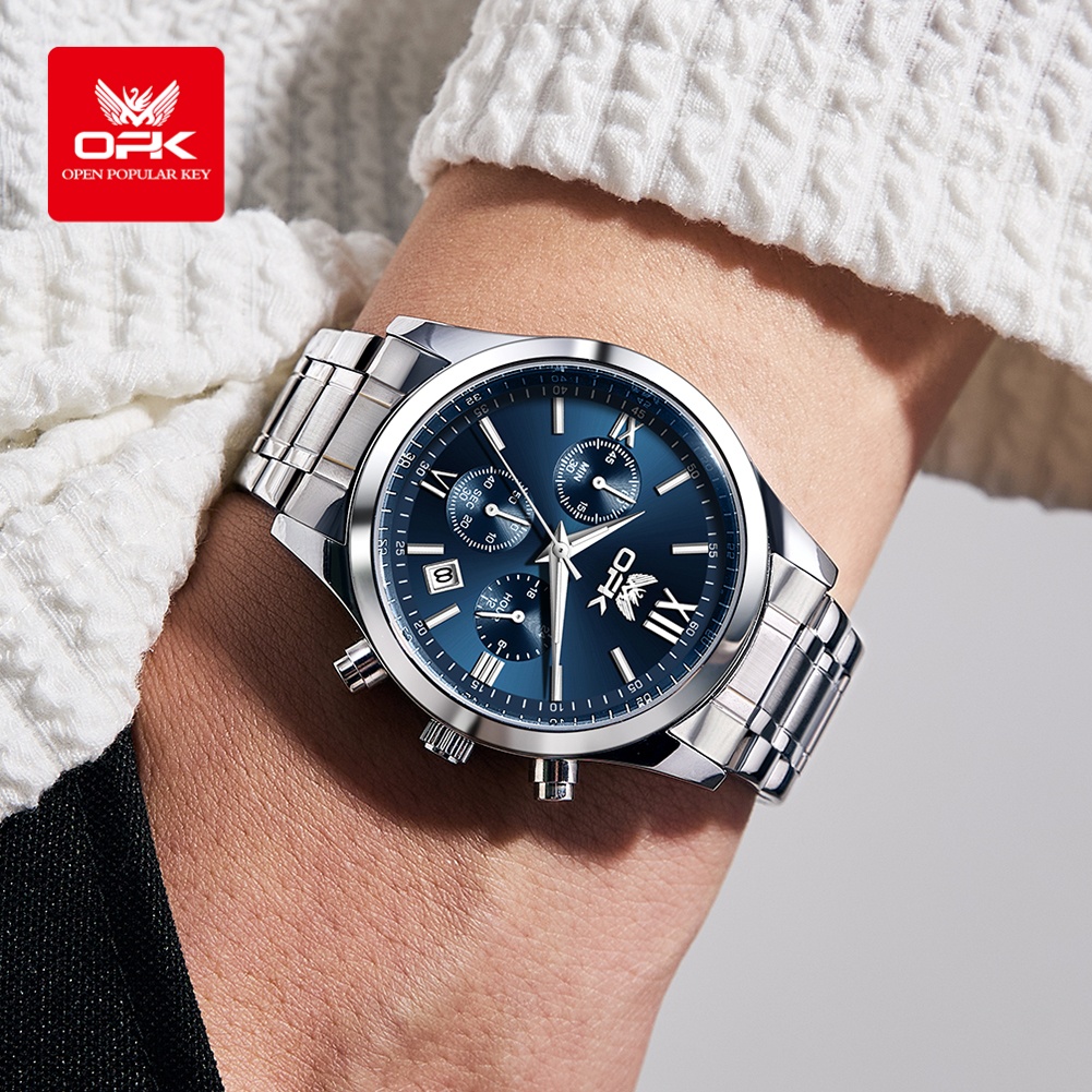 OPK 6052 メンズ腕時計 自動日付表示 ステンレススチ - Luxury Watch Zone のレビューと価格