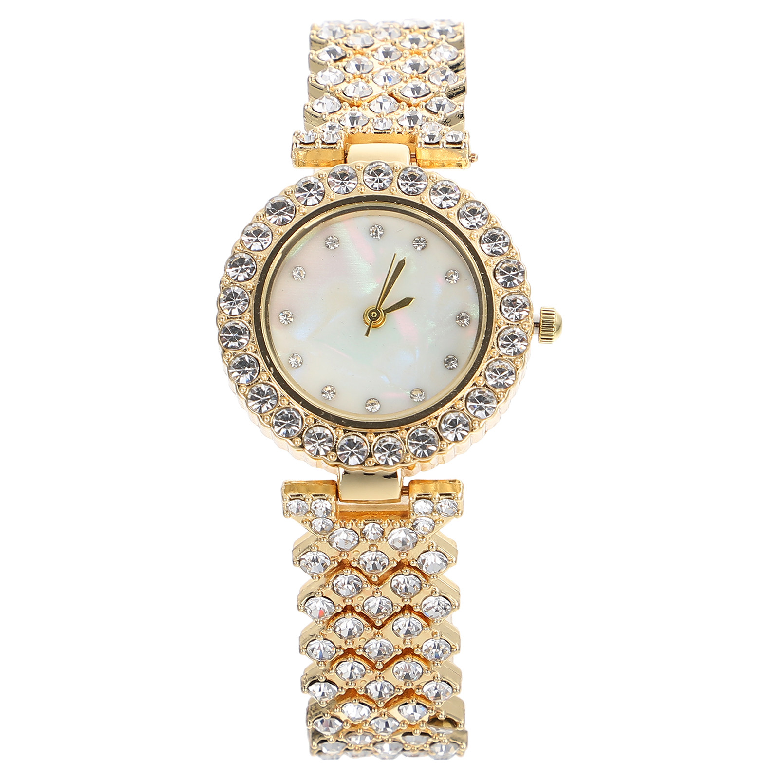 ラインストーンウォッチ ゴールドトーン クォーツ レディース - Luxury Watch Gift For Her のレビューと価格