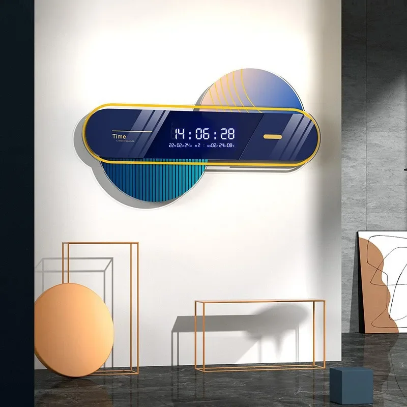 新しい高級壁掛け時計モダンなデザイン電子デジタルサイレント壁 - Luxury Watch In China のレビューと価格