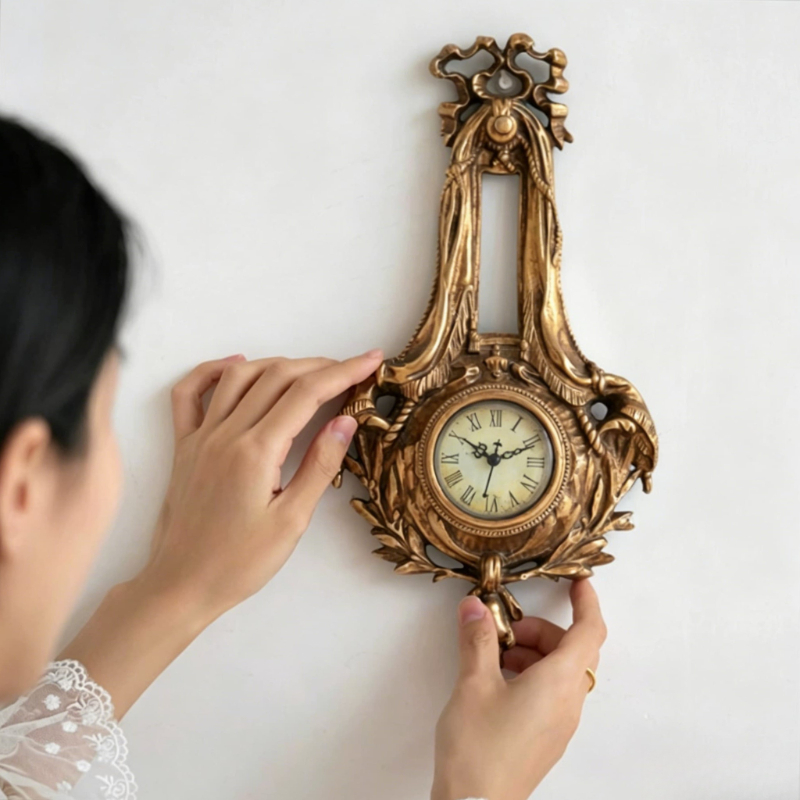 ヴィンテージ壁掛け時計高級壁掛け時計クリエイティブリビングル - Luxury Watch Wall Clock のレビューと価格