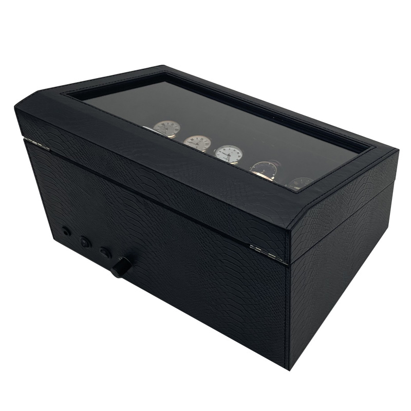 ウォッチワインダー自動時計ボックス静かなモーター USB L - Luxury Watch Winder Box のレビューと価格
